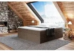 MEBLINI Boxspringbett mit Bettkasten - Gepolstert Doppelbett mit Matratze und...