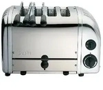 Dualit Kombi-Toaster 42174 - Edelstahl - 4 Schlitze - Silber