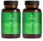 Vitabay NAC 600 mg &ndash; 240 vegane Kapseln mit N-Acetyl-L-Cystein &ndash; 2er-Pack...