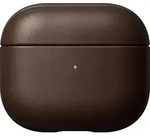 Nomad Airpods V3 Case Rustic Brown Leather - Braun