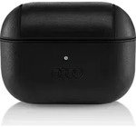 Original Audi Airpods Pro H&uuml;lle Leder schwarz Kopfh&ouml;rer Etui - Schwarz