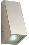 LED Wandlampe, Edelstahl, silber L 8,5 cm - Silber