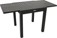 DEGAMO Balkontisch Gartentisch ALCUDIA 70/140x70cm, ausziehbar, Alu anthrazit