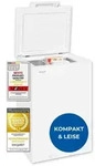 Exquisit Gefriertruhe GT5100-010E weiss | 95 l Nutzinhalt | 4*-Gefrieren 
