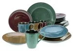 CreaTable, 23858, Marrakesch Bunt, Kombiservice 16-tlg, Steinzeug - Bunt