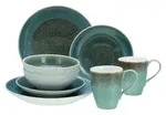 CreaTable, 25863, Caldera Gr&uuml;n, Kombiservice 8-tlg, Steinzeug - Gr&uuml;n