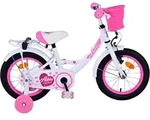 Volare Ashley Kinderfahrrad - M&auml;dchen - 14 Zoll - Wei&szlig; - Wei&szlig;
