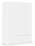 Rauch M&ouml;bel Costa, Kleiderschrank, Farbe Wei&szlig;, Breite 136 cm