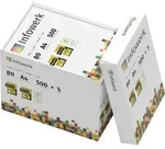 Infowerk Druckerpapier Kopierpapier 2500 Blatt 5 x 500 A4 80g Premium Wei&szlig; PEFC