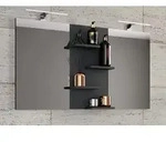 VCM Badspiegel rahmenlos | Wandspiegel mit Ablagef&auml;cher | modernes Design | Ma&szlig;e