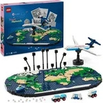 LEGO Reiseerinnerungen, Spielzeugweltkarte, Bau- und Spielset f&uuml;r M&auml;dchen und