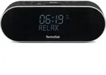 TechniSat DIGITRADIO 53 BT | DAB+ & UKW Premium Uhrenradio mit Wecker - Schwarz