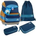 Finkid Schulranzenset 4-tlg. BUDDY EKO SPORT sky mix - Blau