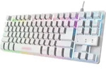 Trust Gaming Tastatur mit TKL-Design GXT 833W Thado - Beleuchtete Tastatur mit