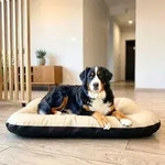 4L Textil ELLA Hundematratze aus Kunstleder, wasserabweisend, abwischbar, Bezug