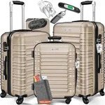 KESSER&reg; 3tlg. Hartschalenkofferset Hartschalenkoffer Reisekoffer Set Reisekofferset