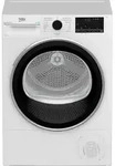 Beko EX856GX2, Freistehend, Frontlader, W&auml;rmepumpe, Wei&szlig;, Drehregler, Ber&uuml;hrung,