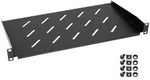 HMF 65499 Fachboden f&uuml;r Serverschrank | 19 Zoll | 1 HE | 250 mm Einbautiefe 