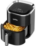 Grafner Hei&szlig;luftfritteuse Airfryer 3,6 Liter digital 1200 Watt, LED-Touchscreen, 7