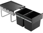 HAILO RAUMSPAR TANDEM 18/18 mit 36 Liter Abfallvolumen / ab 40 cm Schrankbreite -