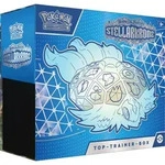 Pok&eacute;mon-TCG: Karmesin & Purpur &ndash; Stellarkrone Top Trainer Box, Sammelkarten