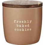 ASA Dose, freshly baked cookies d. 15 cm, h. 14,5 cm - Braun