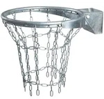 Sport-Thieme Basketballkorb "Outdoor", abklappbar - Silber