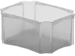 Surplus Systems Einsatzkasten f&uuml;r Eurobox 1/8, transparent - Transparent
