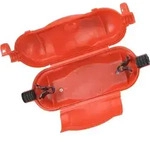 REV Kabel Schutzbox Verl&auml;ngerungskabel Sicherheitsbox IP44 Garten Safe-Box - Rot