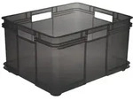 keeeper Aufbewahrungsbox Euro-Box XXL "bruno" 54 L grau - Grau