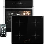 Autarkes Herdset: 60cm Einbaubackofen EB8313HC + 59cm Induktionskochfeld IH85900ED 