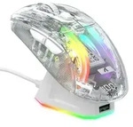 ATTACK SHARK X2 Pro Kabellose Gaming Maus mit Charging Station, Leise Maus