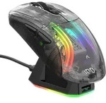 ATTACK SHARK X2 Pro Kabellose Gaming Maus mit Charging Station, Leise Maus