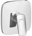hansgrohe Einhebel-Brause-Armatur Logis mattschwarz, UP, 1 Verbraucher - Schwarz