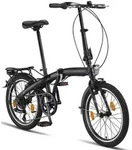 Licorne Bike Conseres Premium Falt Bike in 20 Zoll - Fahrrad f&uuml;r Herren,...