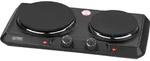 TZS First Austria - Doppelkochplatte 2500W - Gusseisen - 180 & 150 mm - Stufenlose
