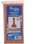 Keramiton, terracotta 1000g Modellierton - Braun
