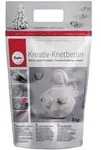 Rayher Kreativ-Knetbeton 3 kg Beutel, ohne Gie&szlig;form formbar, lufttrocknend,