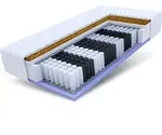 Matratze VOYAGER 160x200 cm Taschenfederkern Kokos H&ouml;he ca. 24 cm H2 H3 Premium