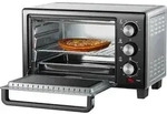 Steinborg Minibackofen 15L | 1200 Watt | 60 min Timer | 100-230&deg;C | Schnelles