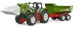 Bruder 03452 ROADMAX Traktor mit Frontlader und Kippanh&auml;nger DE - Gr&uuml;n