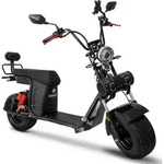 Rolektro, E-Chopper 45, Schwarz, 45 km/h, 60V-25,6Ah Lithium-Akku, 3000 Watt -