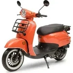 Motorroller 50 ccm Burnout Luna Feuerrot 25 km/h
