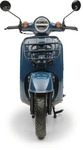 Motorroller 50 ccm Burnout Luna Ozeanblau 45 km/h