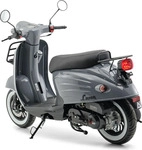 Motorroller 50 ccm Burnout Luna Grau 45 km/h