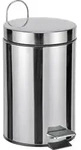 Hi Kosmetikeimer 3l 17x25cm mit Kunststoffeinsatz Edelstahl, 3 l, Rund, Metall,