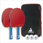 JOOLA Tischtennis-Set Duo - 2 Tischtennisschl&auml;ger + 3 Tischtennisb&auml;lle+