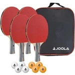 JOOLA Tischtennis-Set Team School, 4 Tischtennisschl&auml;ger + 8 Tischtennisb&auml;lle +