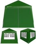 CASARIA Pavillon Pop-Up 3x3m Set Gr&uuml;n