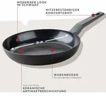 Fackelmann Pfanne 28cm Statement Keramik beschichtete Pfanne - Recyceltes Aluminium
